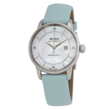 Baroncelli Signature Lady Colours Automatic Mother of Pearl Dial Watch M0372071610600
