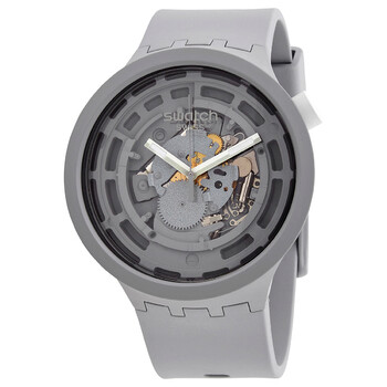 Bioceramic Cgrey Quartz Transparent Grey Dial Watch SB03M100