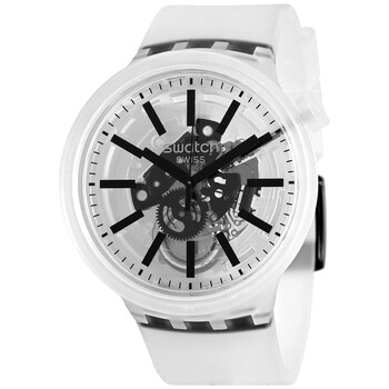 BlackInJelly Quartz White Skeleton Dial Watch SO27E101