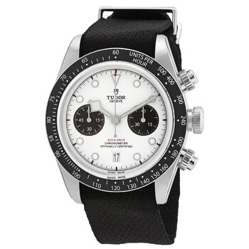 Black Bay Chrono Chronograph Automatic Chronometer White Dial Watch M79360N0008