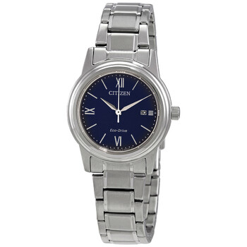 Blue Dial Stainless Steel Watch FE122089L