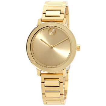 Bold Evolution Quartz Gold Dial Watch