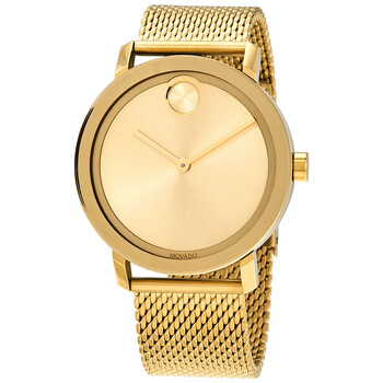Bold Pale Gold Sunray Dial Watch