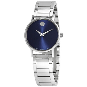 Bold Quartz Blue Dial Watch