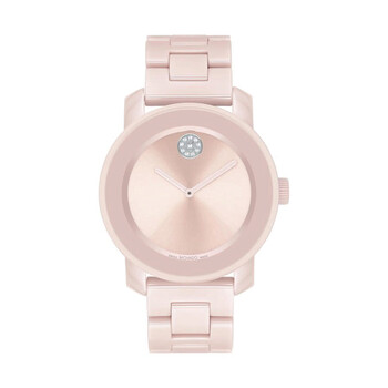 Bold Quartz Pink Dial Watch