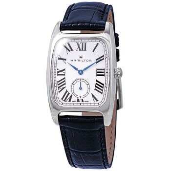 Boulton L Silver Dial Blue leather Watch H13421611