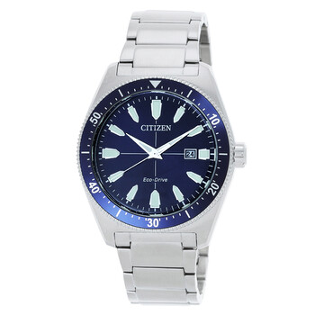 Brycen EcoDrive Blue Dial Watch AW159179L