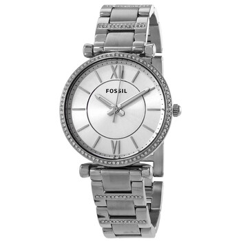Carlie Quartz Silver Dial Watch FSES4341