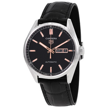 Carrera Day Date Automatic Black Dial Watch WBN2013.FC6503