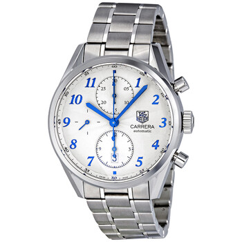 Carrera Heritage Chronograph Silver Dial Automatic Watch CAS2111.BA0730