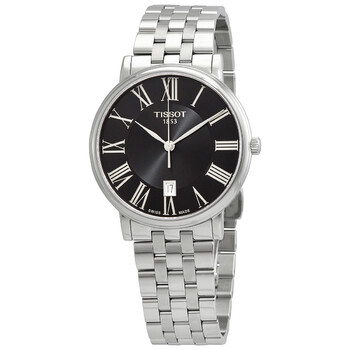 Carson Premium Quartz Black Dial Watch T122.410.11.053.00