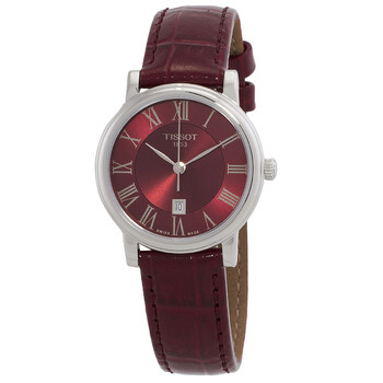 Carson Premium Quartz Red Dial Watch T122.210.16.373.00