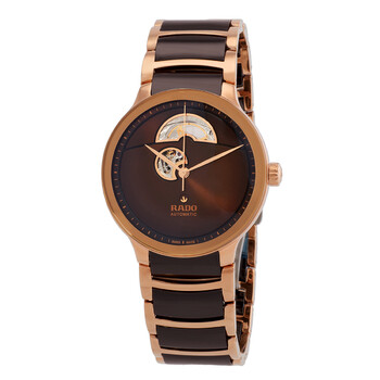 Centrix Automatic Open Heart Brown Dial Watch R30013302
