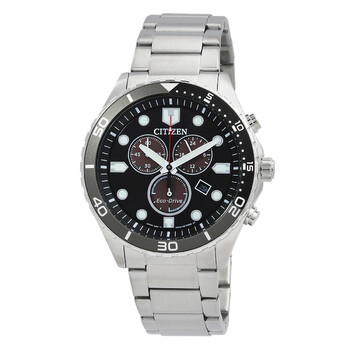 Chrono SportyAqua Chronograph Black Dial Watch AT256882E