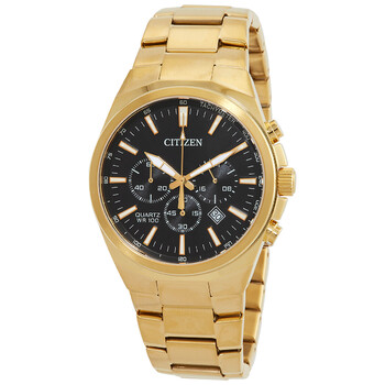 Chronograph Quartz Black Dial Watch AN817351E