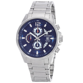 Chronograph Quartz Blue Dial Watch AN369056L