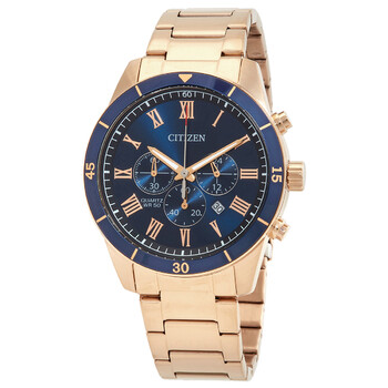 Chronograph Quartz Blue Dial Watch AN816958L