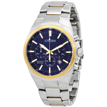 Chronograph Quartz Blue Dial Watch AN817652L