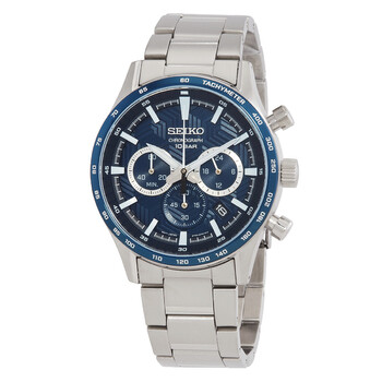 Chronograph Quartz Blue Dial Watch SSB445P1