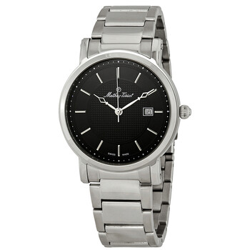 City Metal Black Dial Watch HB611251MAN