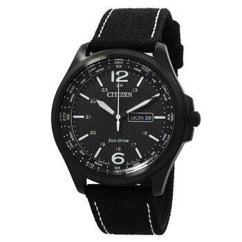 Classic EcoDrive Black Dial Watch AW011503E