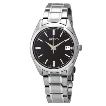 Classic Quartz Black Dial Watch SUR311P1