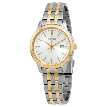 Classic Quartz White Dial Twotone Watch SUR410