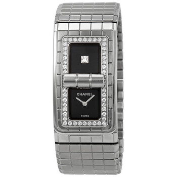 Code CoCo Black Lacquered Dial Diamond Watch H5145