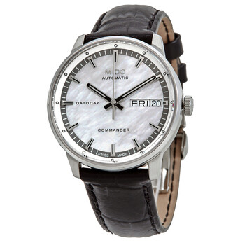 Commander II Automatic White Mother of Pearl Dial Watch M016.230.16.111.80