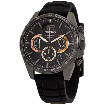 Conceptual Chronograph Quartz Black Dial Watch SSB349P1