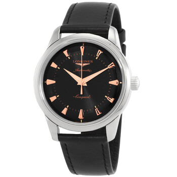 Conquest Heritage Automatic Black Dial Watch L1.650.4.52.2