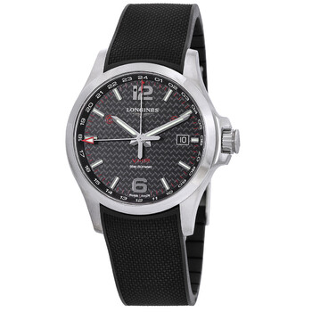 Conquest Quartz Black Dial Watch L3.728.4.66.9