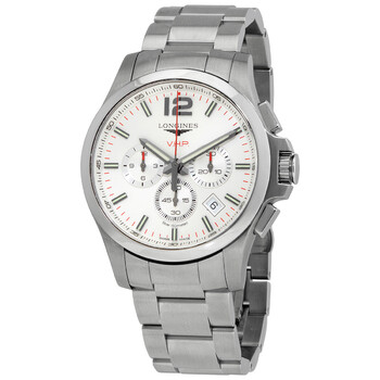 Conquest V.H.P. Chronograph Quartz Silver Dial Watch L3.727.4.76.6