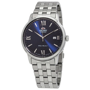 Contemporary Automatic Blue Dial Watch RAAC0F09L10B