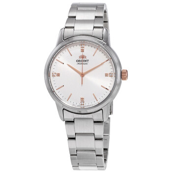 Contemporary Automatic White Dial Watch RANB0103S10B