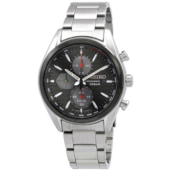 Core Chronograph Black Dial Watch SSC803P1