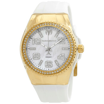 Cruise Monogram Quartz White Mother of Pearl Dial Watch TM121256