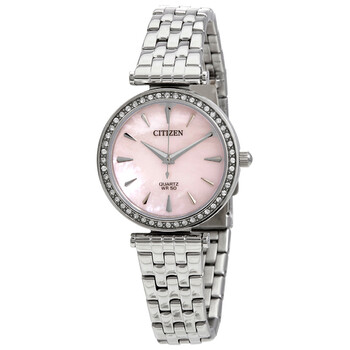 Crystal Pink Mother of Pearl Dial Watch ER021055Y
