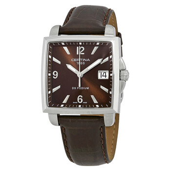 DS Podium Square Brown Dial Watch C001.310.16.297.00