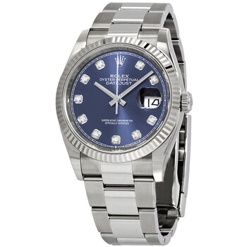Datejust 36 Automatic Blue Diamond Dial Oyster Watch 126234BLDO