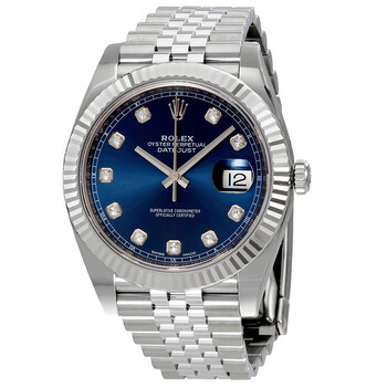 Datejust Blue Diamond Dial Automatic Jubilee Watch 126334BLDJ