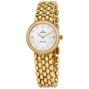 De Ville Prestige Quartz Diamond Watch 424.55.27.60.55.006