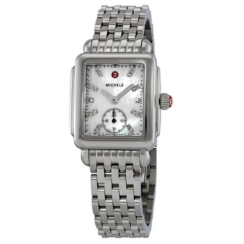 Deco 16 Mother of Pearl Diamond Dial Watch MWW06V000002