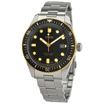 Divers SixtyFive Automatic Black Dial Watch 01 733 7720 435407 8 21