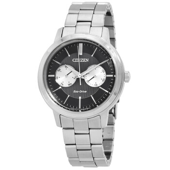 EcoDrive Black Dial Watch BU403091E