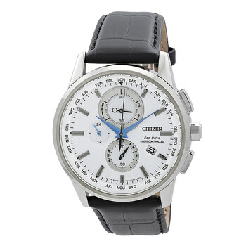 EcoDrive Chronograph White Dial Watch AT811011A