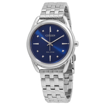 EcoDrive Dress Classics Blue Dial Watch FE709055L