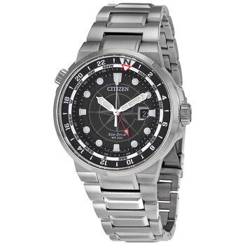 EcoDrive Endeavor Black Dial Watch BJ714053E