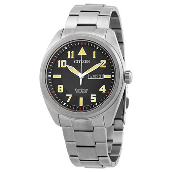 EcoDrive Garrison Black Dial Mes Watch BM856053E