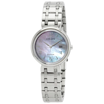 EcoDrive Mother of Pearl Dial Watch EW269081Y